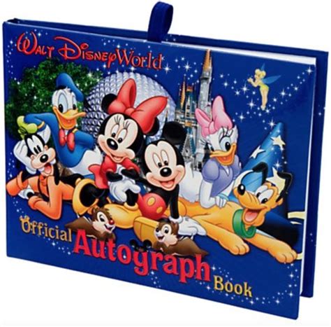 disney autograph book with picture slots
